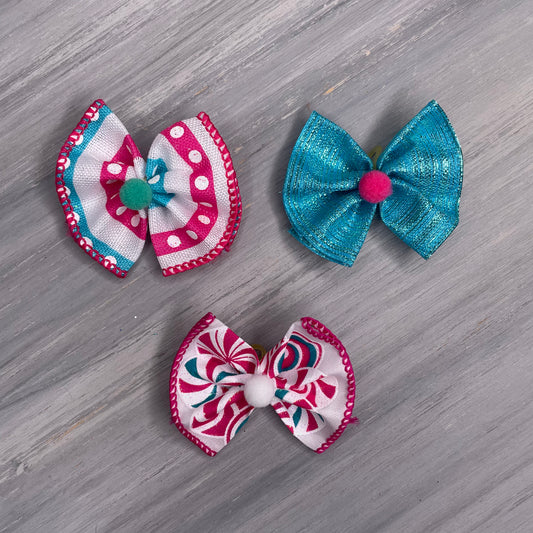Santa’s Sweet Shop - Topsy Turvy - 12 Medium Bows