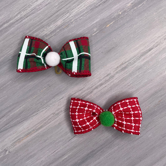 Plaid Tidings - Classic - 8 Medium Bows