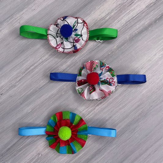 Underneath the Tree - 9 Ruffled Pom Neckwear