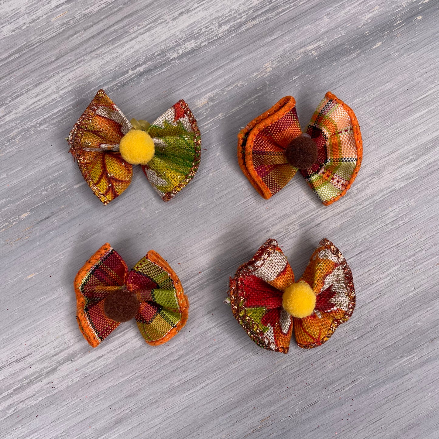 Falling Leaves - Tiny Topsy Turvy - 24 Tiny Bows