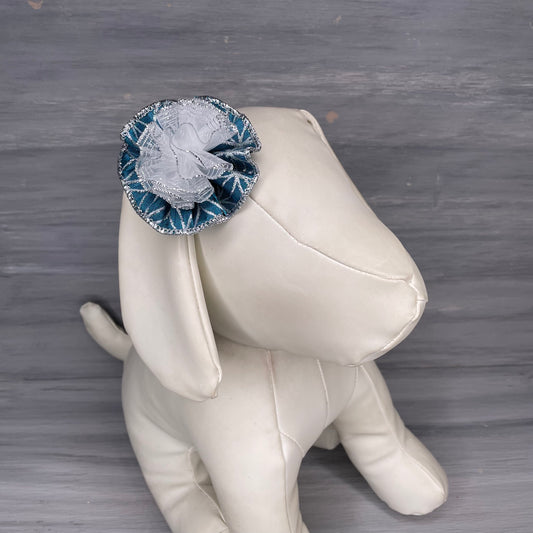 Silver Sparkle - Tedi Bows - 12 Medium Bows