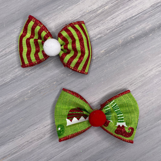Santa’s Helper - Over the Top - 8 Large Bows