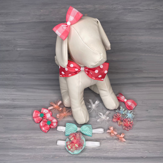 Coral & Teal Collection - Medium - 17 Piece Assortment