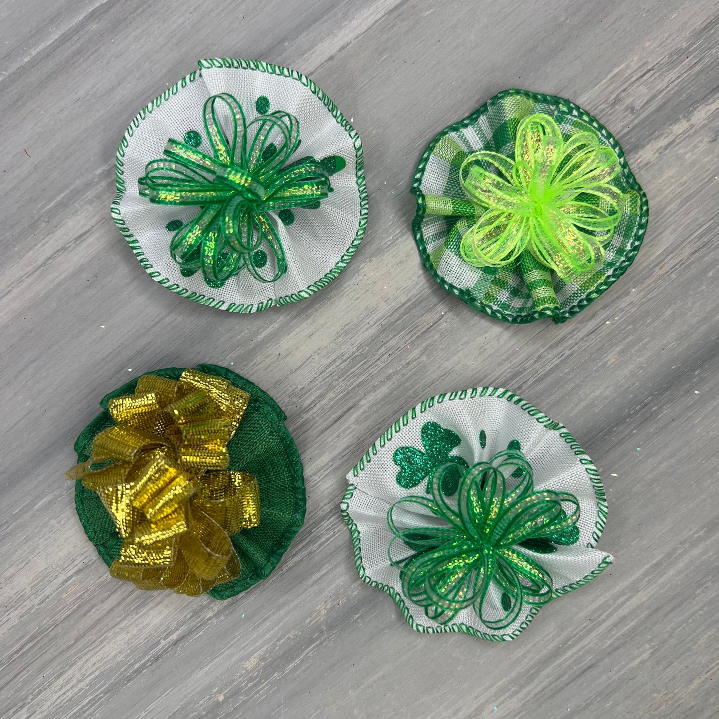Pot of Gold - Tedi Bows - 12 Medium Bows