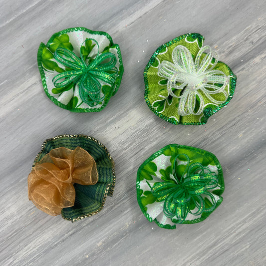 St. Patrick - Tedi Bows - 12 Medium Bows