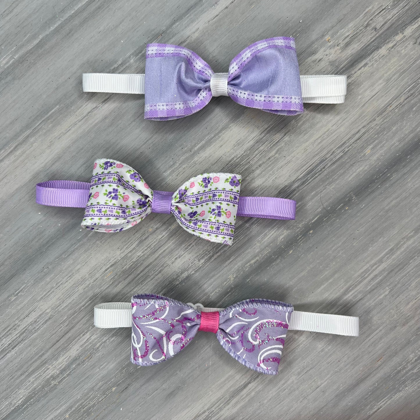 Lovely Lavender - 8 Adjustable Bow Tie Neckwear