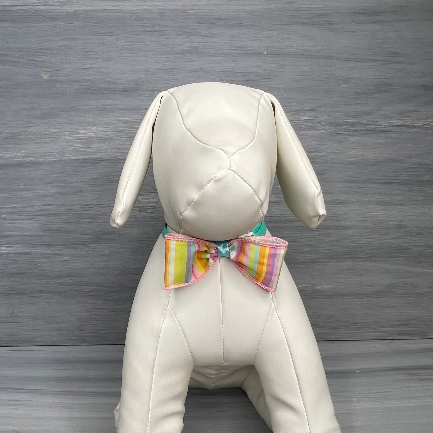 Pastel Stripes & Dots - 8 Adjustable Bow Tie Neckwear