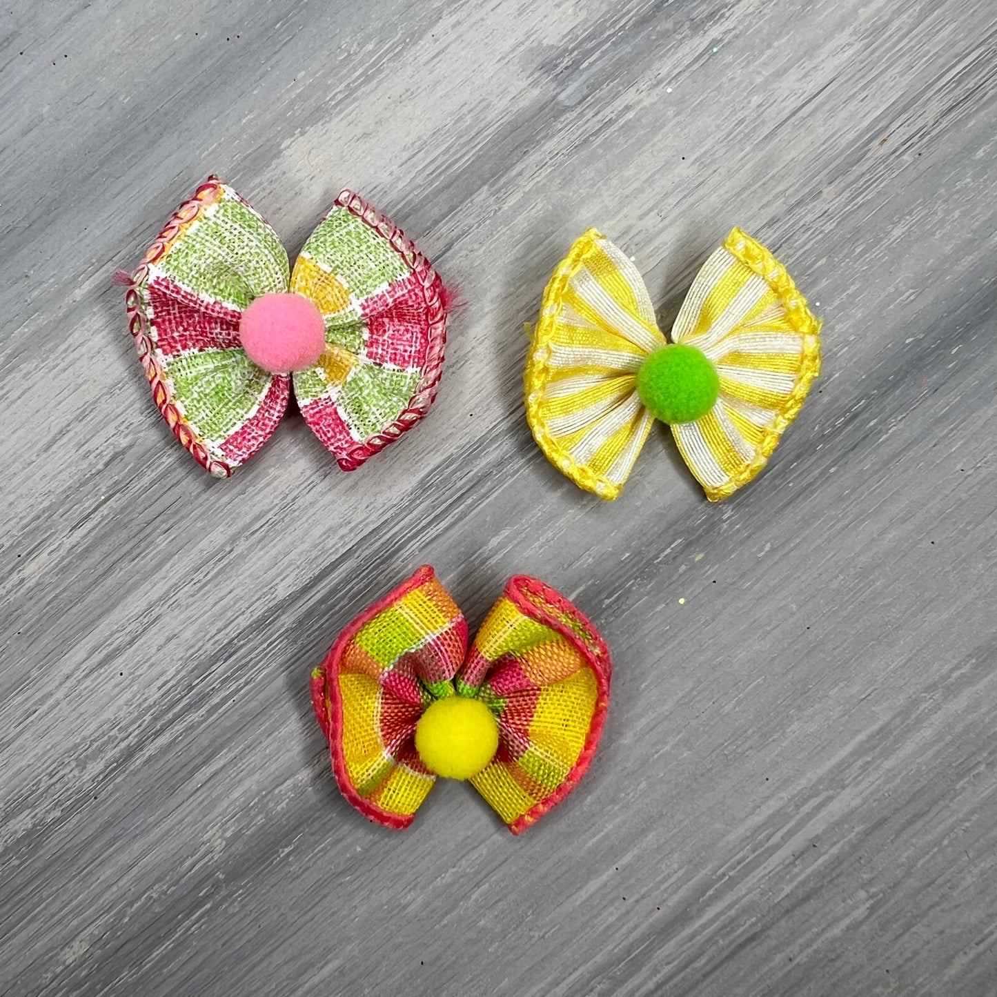 Sunshine - Tiny Topsy Turvy - 24 Tiny Bows