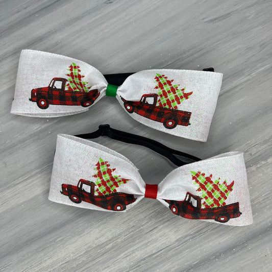 Christmas Trucks - XL Bowtie - 2 Extra Large Ties