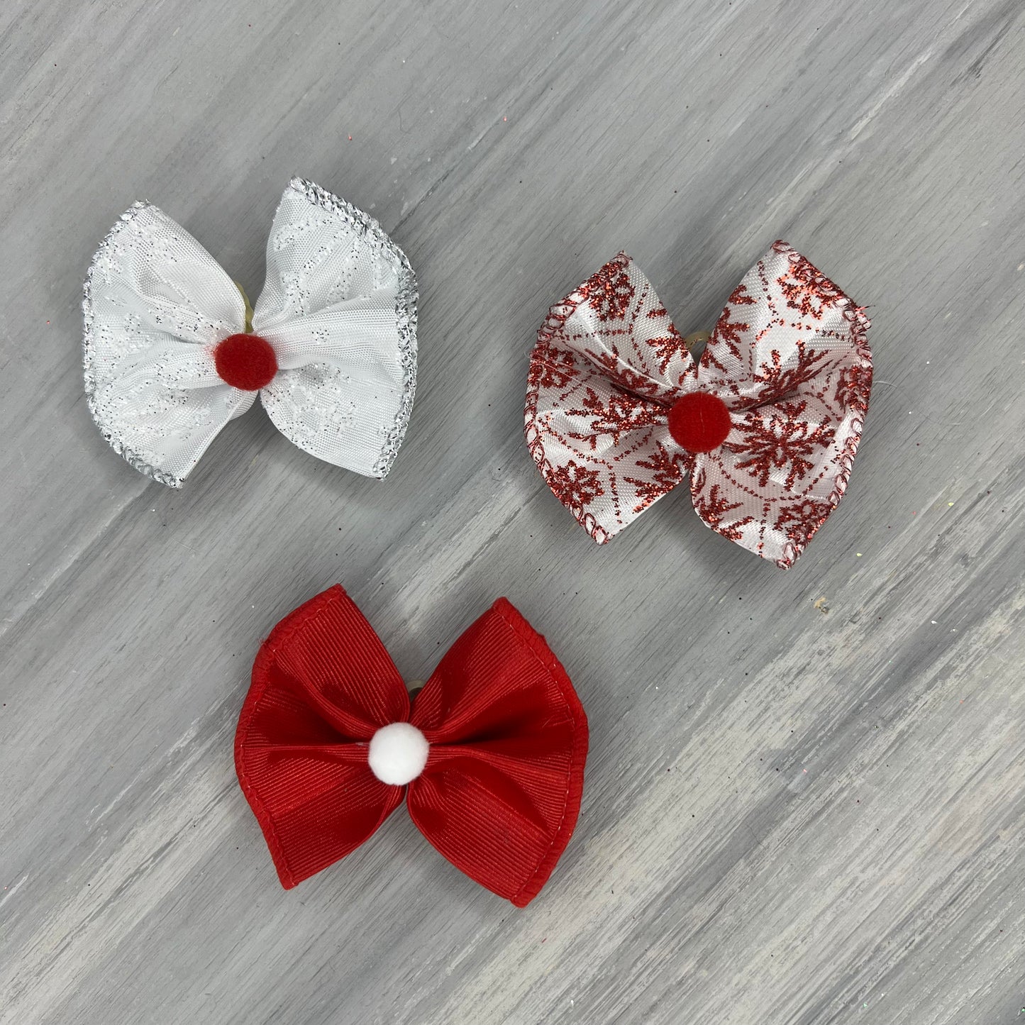 Let It Snow - Topsy Turvy - 12 Medium Bows