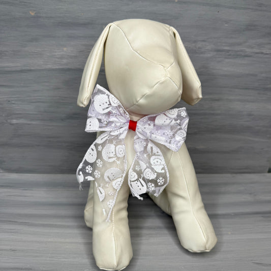 Christmas Snow - Beautiful Belle - 4 Large Ties