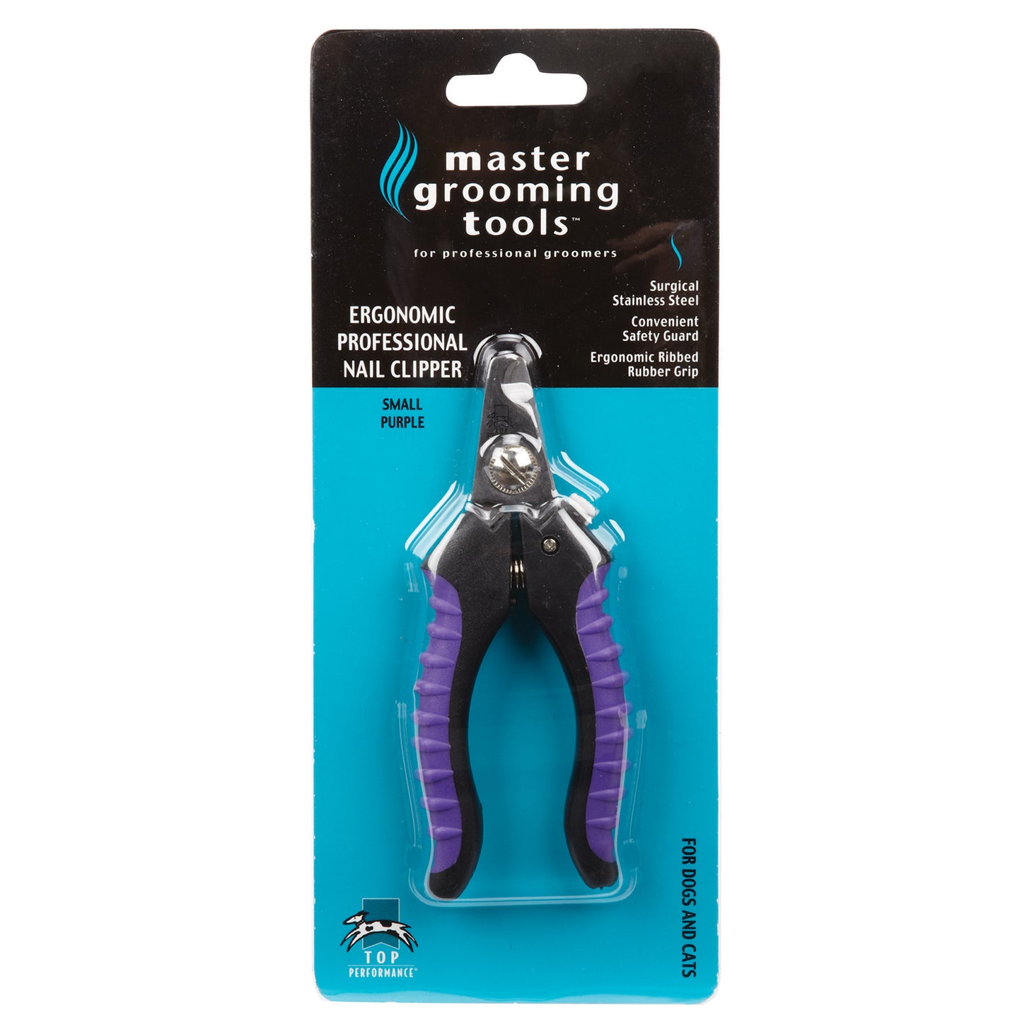 Master Grooming Tools Small Purple Ergonomic Dog Nail Clippers