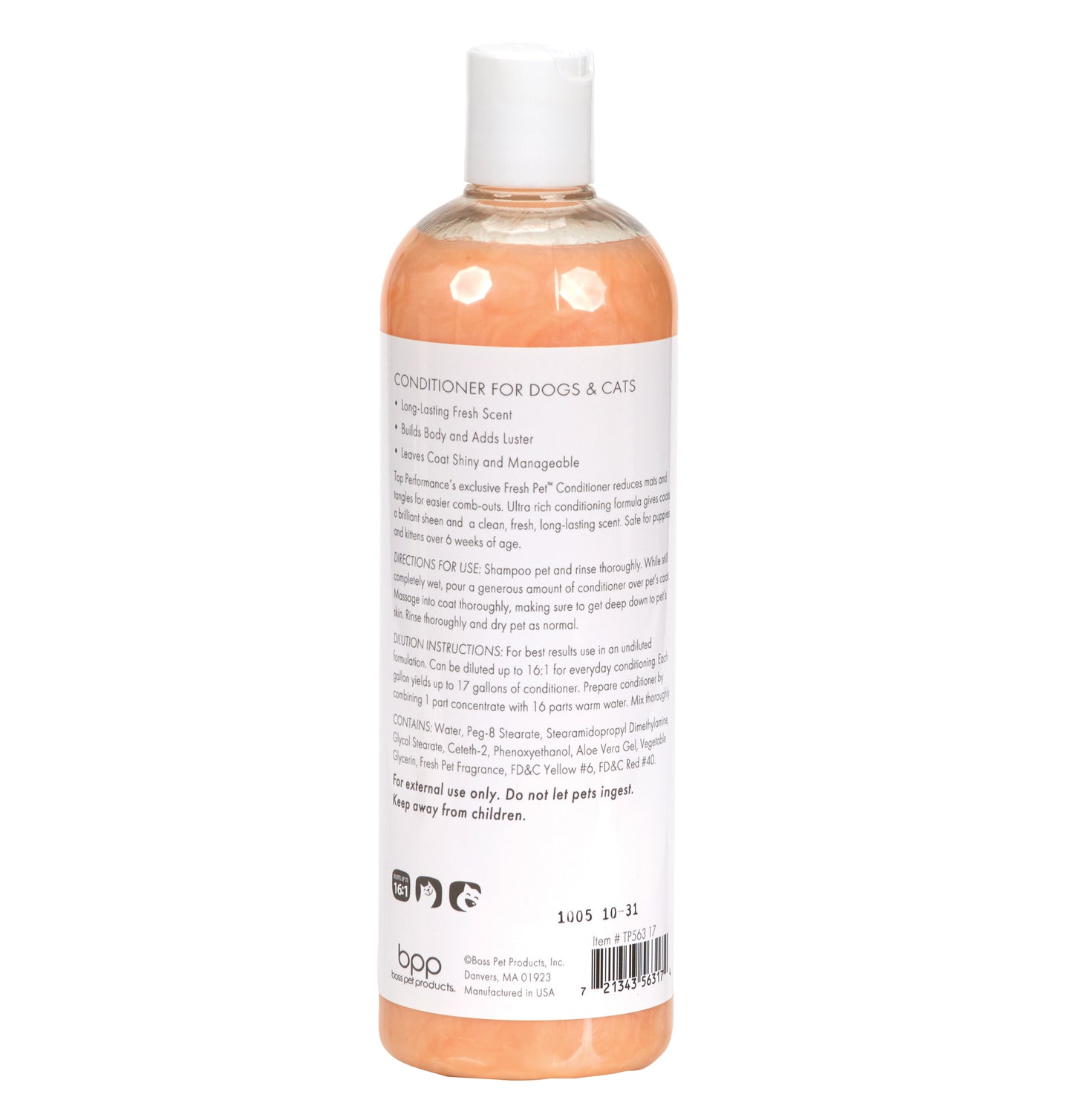 Top Performance Fresh Pet Conditioner 17oz