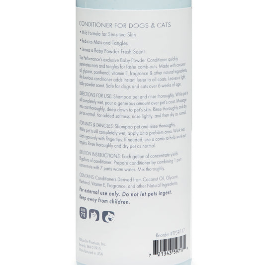 Top Performance Baby Powder Dog Grooming Conditioner