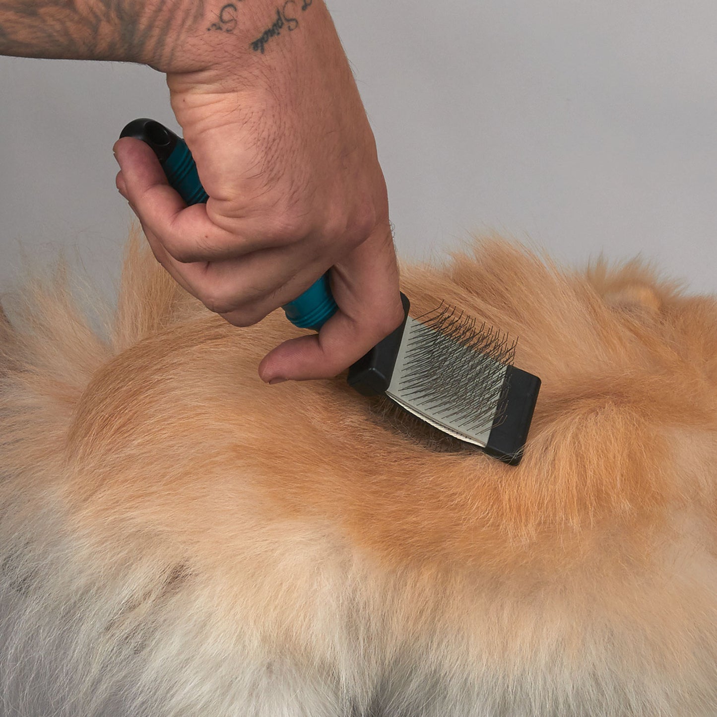 Master Grooming Tools Double-Sided Flexible Slicker Brush Medium