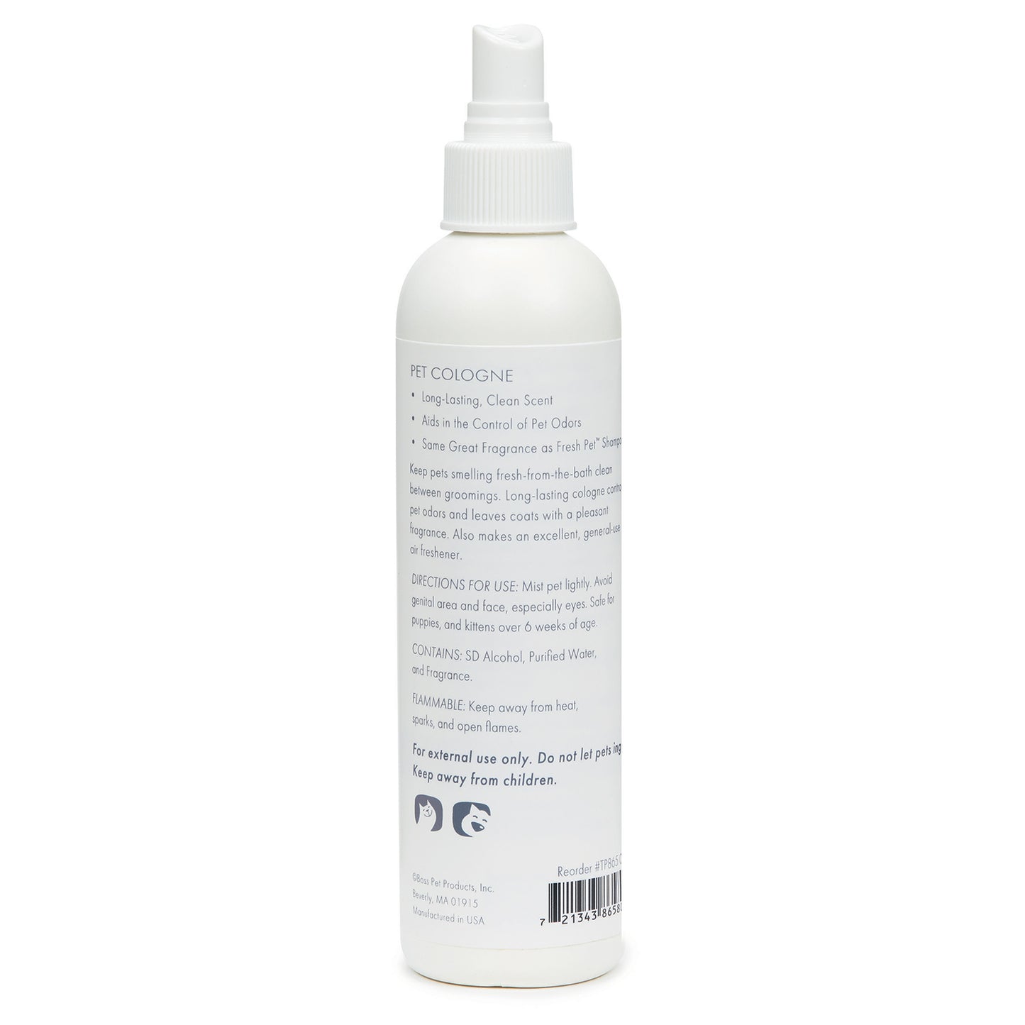 Top Performance Fresh Pet Cologne Mist 8oz
