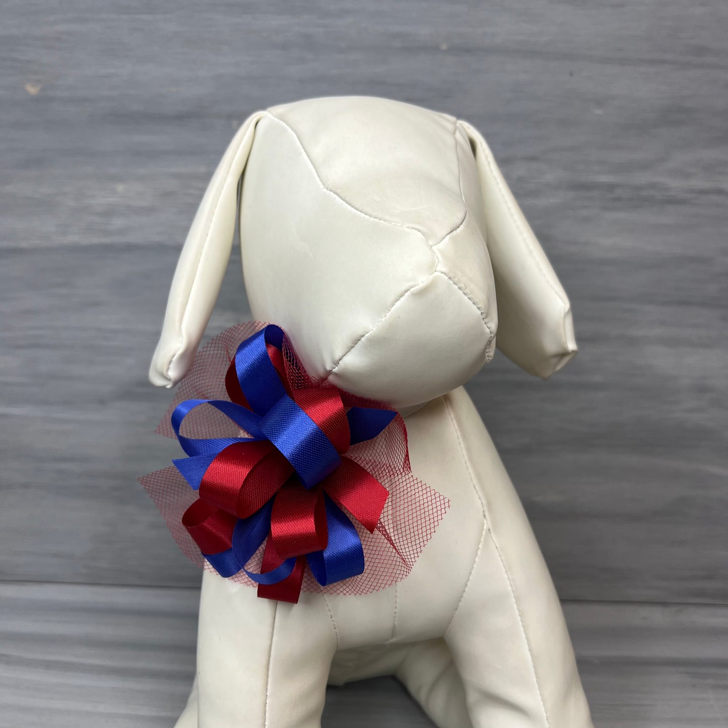 Patriotic Collar Bows - 8 Extra Large Bows