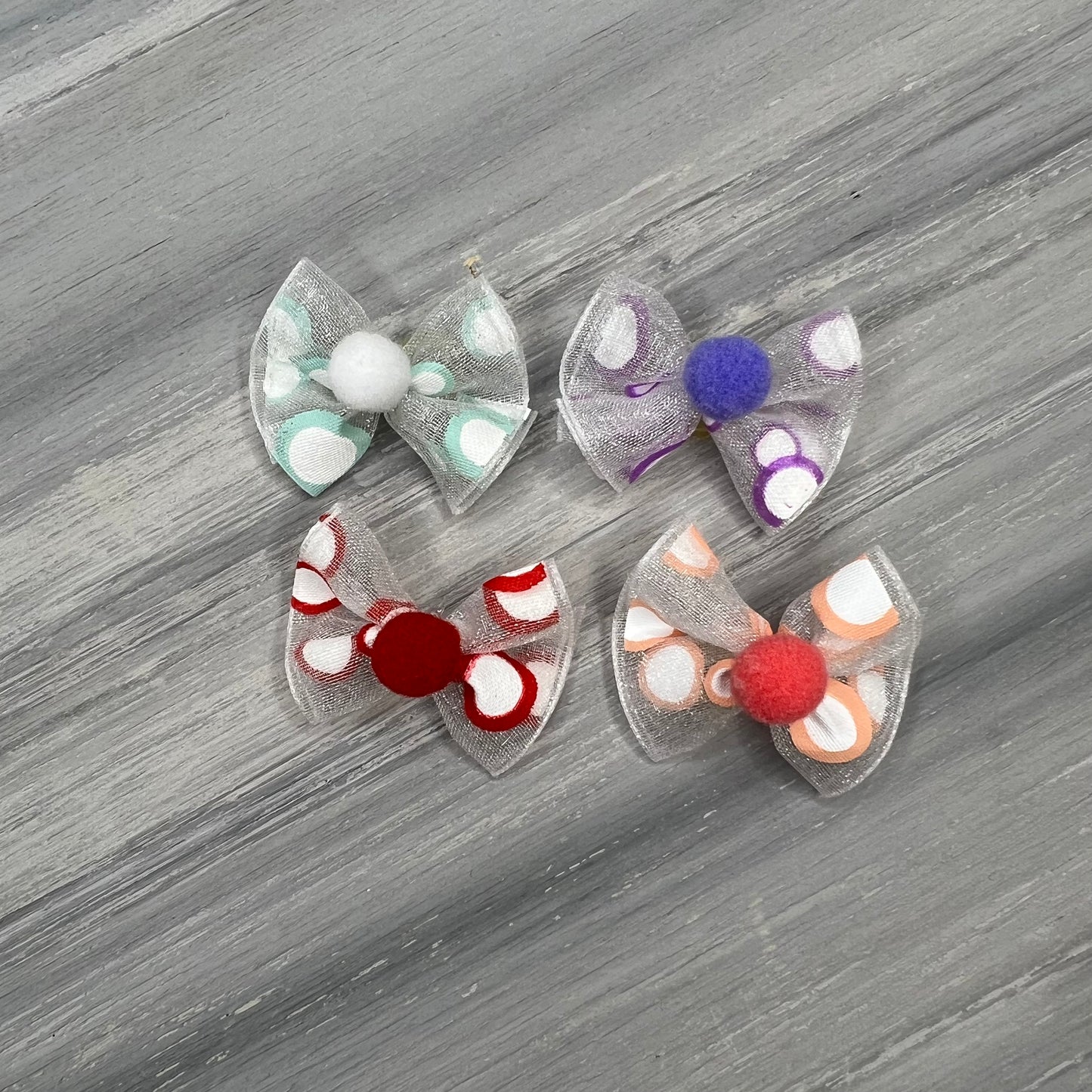 Bubbles - Tiny Topsy Turvy - 24 Tiny Bows