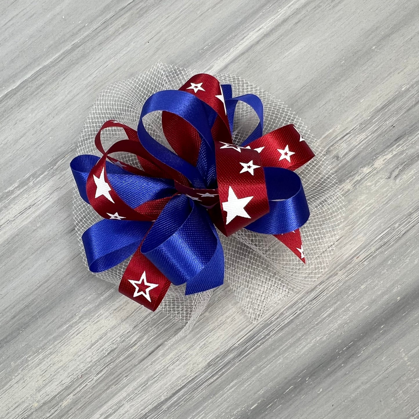 Patriotic Collar Bows - 8 Extra Large Bows