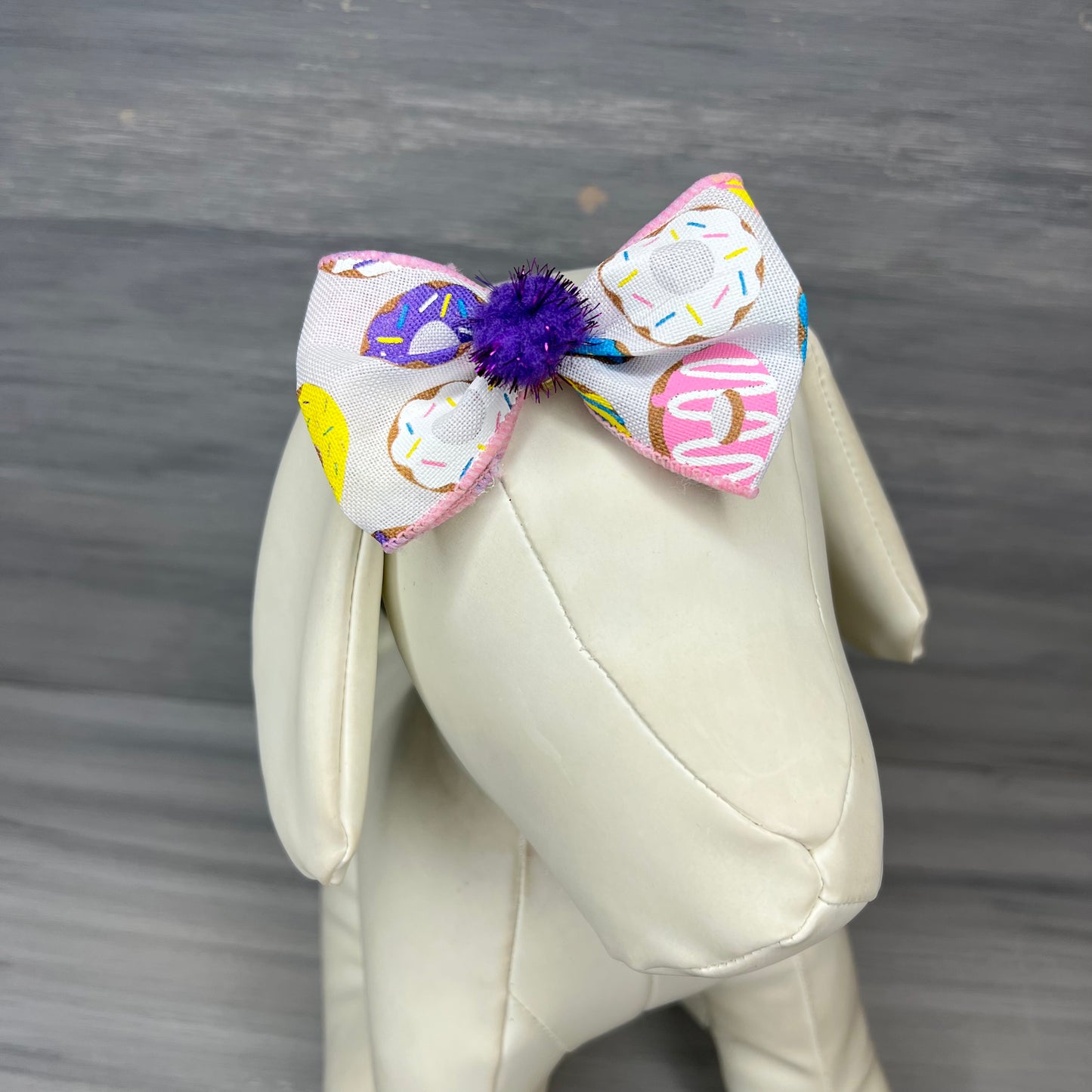 Sprinkled Doughnuts - Over the Top - 6 Large Bows