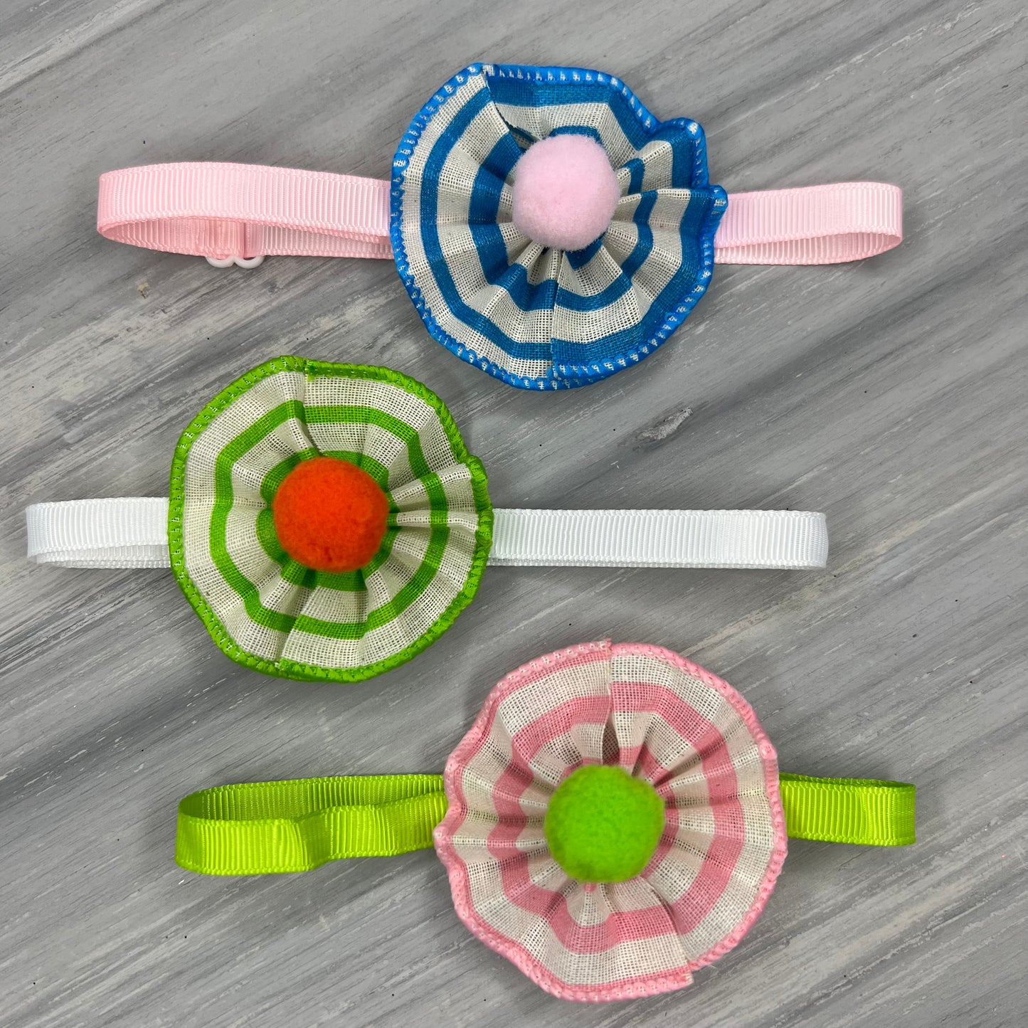 Popsicle - 9 Ruffled Pom Neckwear