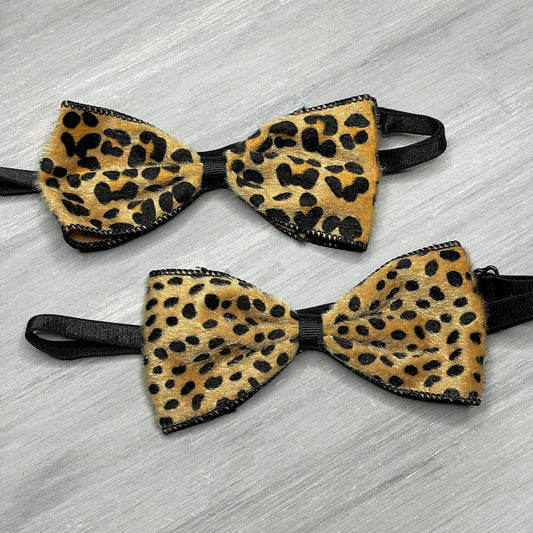 Cheetah Delight - XL Bow Tie - 2 Extra Large Neckties