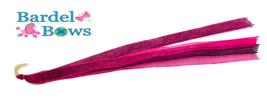 Fascinators - Hot Pink and Black - 24 Pieces