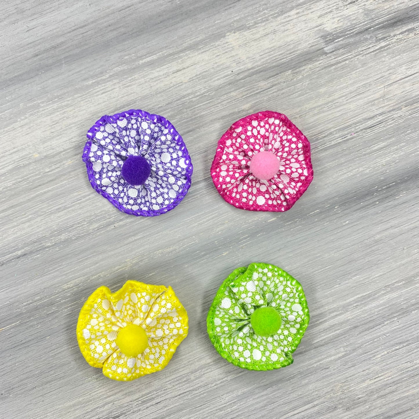 Crayon Speckles - Tiny Tedi Bows - 24 Tiny Bows