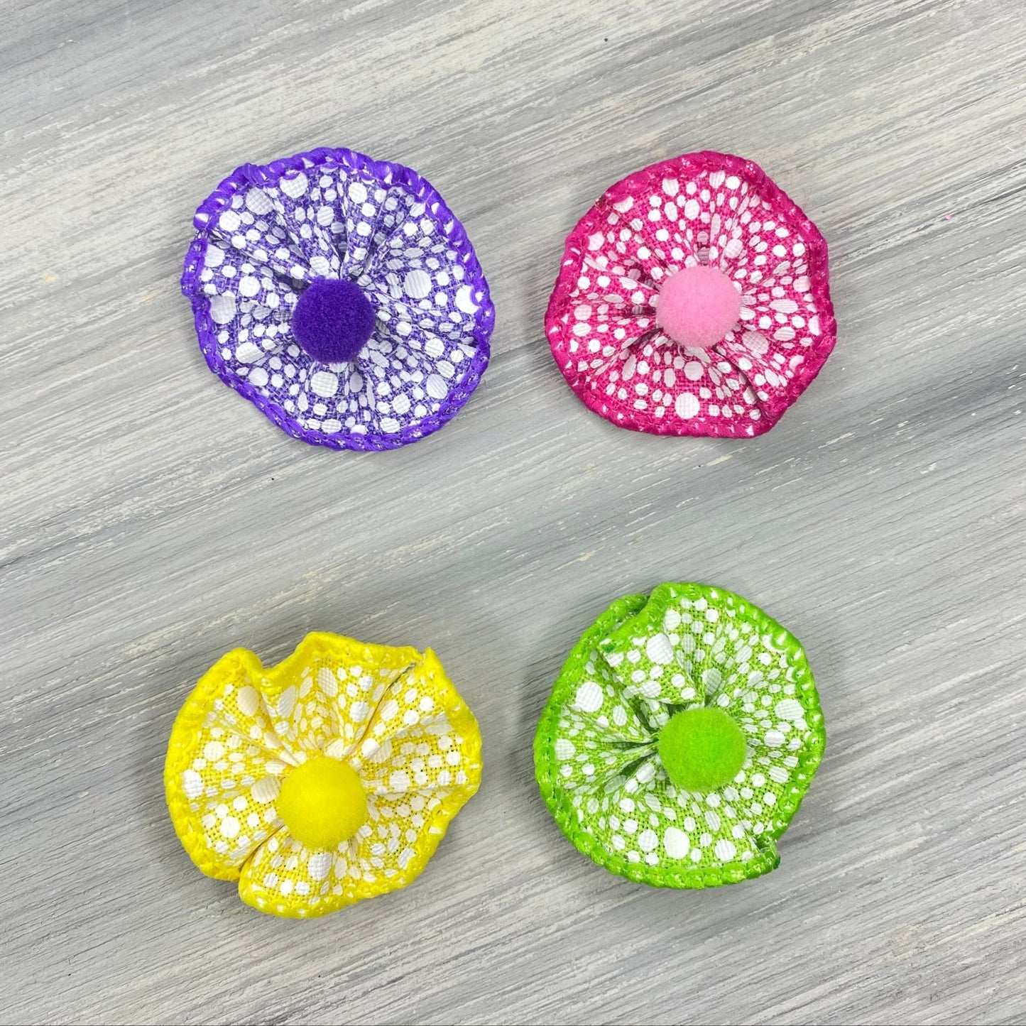 Spring Speckles - Tiny Tedi Bows - 24 Tiny Bows