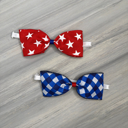 Patriotic - XL Bow Tie - 2 Extra Large Neckties