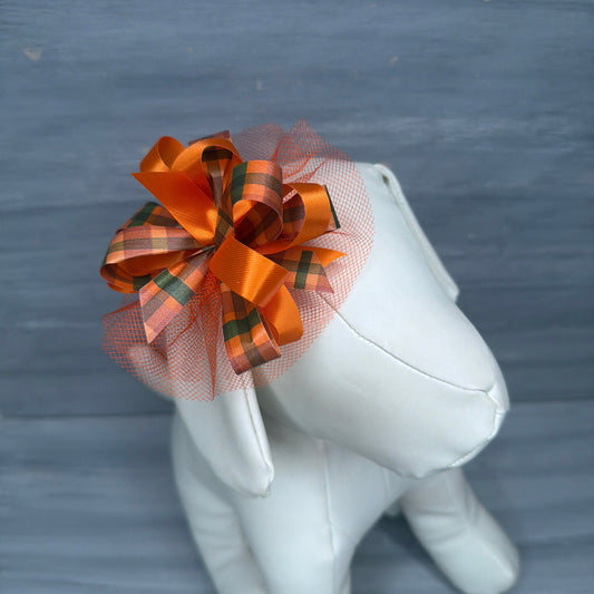 Fall Collar Bows - 8 Extra Large Bows