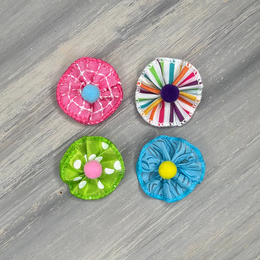 Pop of Color - Tiny Tedi Bows - 24 Tiny Bows
