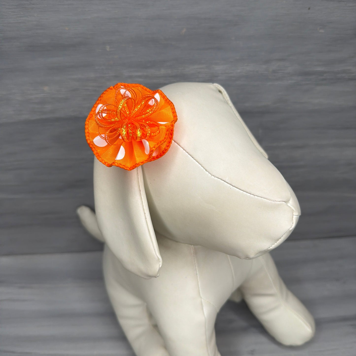 Citrus Dots - Tedi Bows - 12 Medium Bows