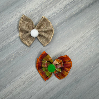 Hello, Fall! - Topsy Turvy - 12 Medium Bows