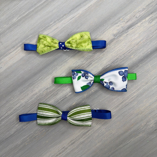 Blueberry Fields - 8 Adjustable Bow Tie Neckwear