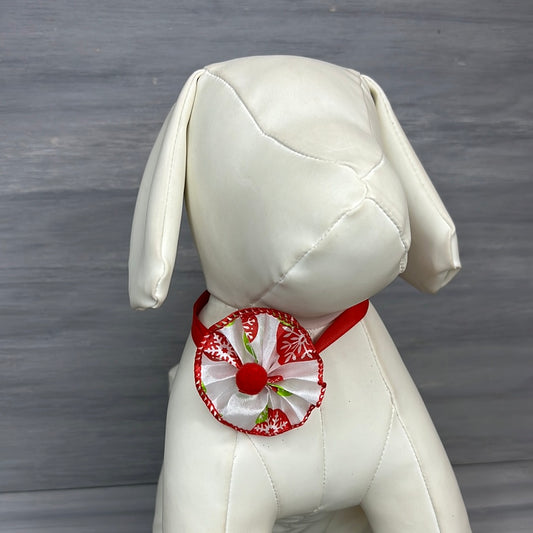 Christmas Decorations - 9 Ruffled Pom Neckwear