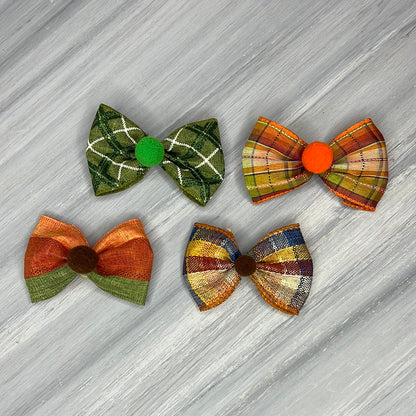 Fall Plaid - Over the Top - 12 Large Bows