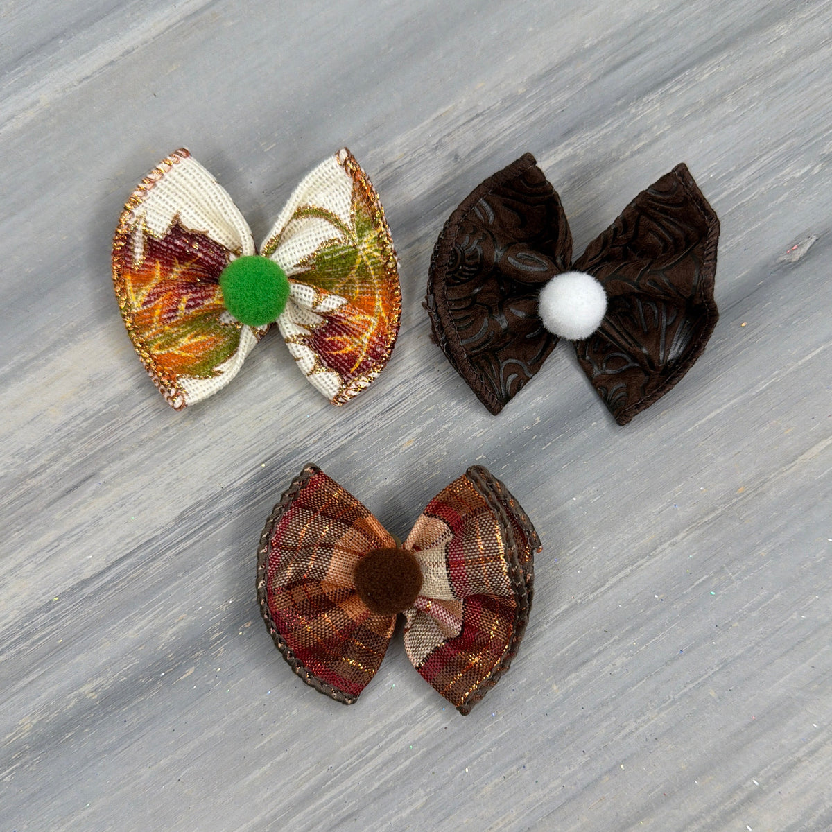 Rustic Fall - Topsy Turvy - 12 Medium Bows
