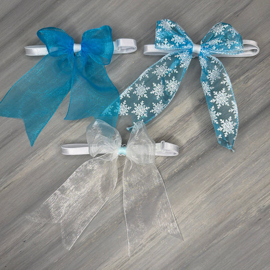 Winter Snow - Beautiful Belle - 4 Large Ties