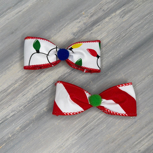 Christmas Lights - Classic - 8 Medium Bows