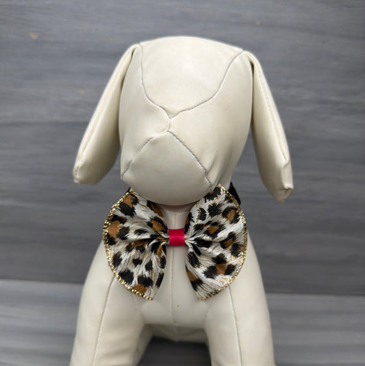 Cheetah - Jumbo Bow Tie - 4 Large Neckties