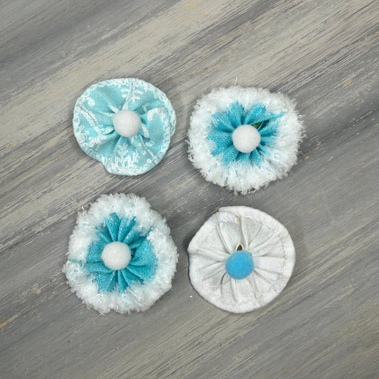 Icicle - Tiny Tedi Bows - 24 Tiny Bows