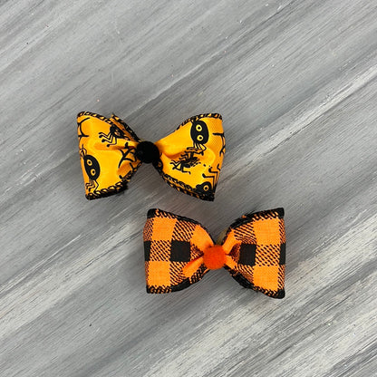 Spooky Spiders - Classic - 8 Medium Bows