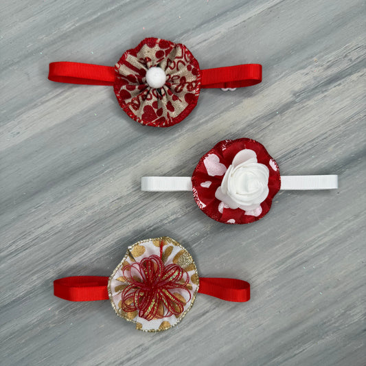 Puppy Love  - 9 Ruffled Pom Neckwear