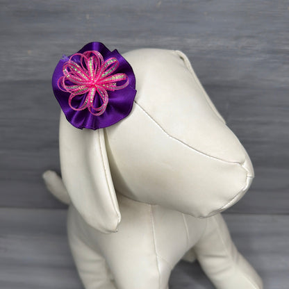 Pure Plum - Tedi Bows - 12 Medium Bows