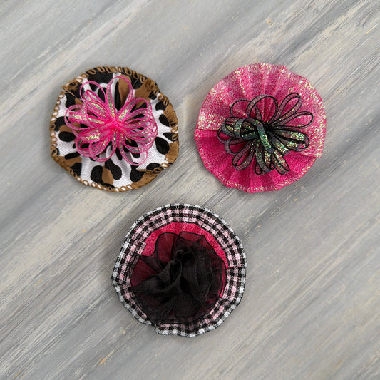 Pretty in Pink - Tedi Bows - 12 Medium Bows