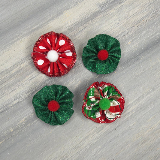 Enchanted Christmas - Tiny Tedi Bows - 24 Tiny Bows