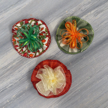 Happy Harvest - Tedi Bows - 12 Medium Bows
