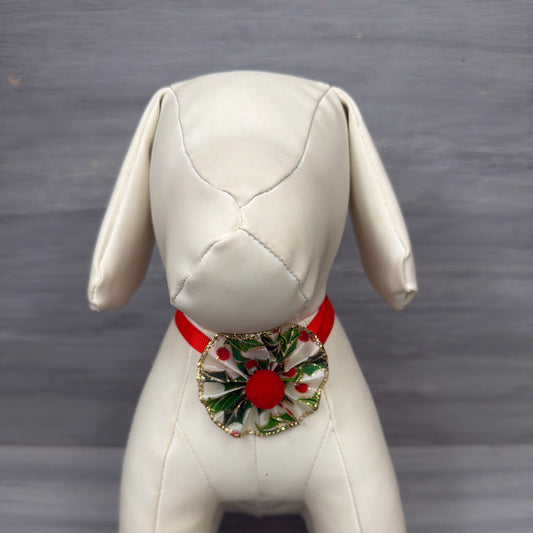 Deck the Halls - 9 Ruffled Pom Neckwear