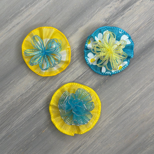 Sunny Meadows - Tedi Bows - 12 Medium Bows